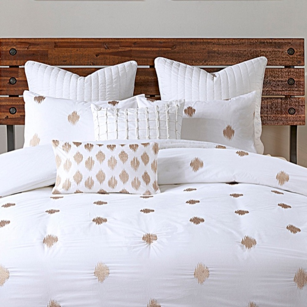 NWOT Ink + Ivy Duvet Cover Stella Dot Queen - Picture 3 of 11